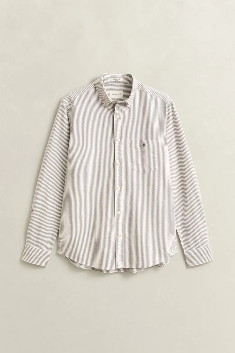 GANT  Regular Classic Poplin Stripe Shirt for Men | Best Price UAE