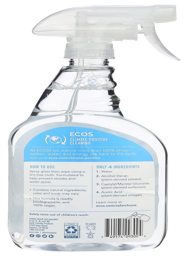 ECOS Earth Friendly Products Window Cleaner with Vinegar, 22 Oz - Image 2