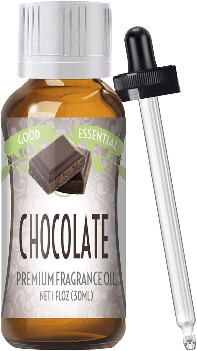 Good Essential Professional Chocolate Fragrance Oil 30ml (1 fl oz) for Diffusers, Candles, Soaps, Lotions, Perfumes, Slime Making - Christmas Chocolate Aromatherapy Oil - Image 1