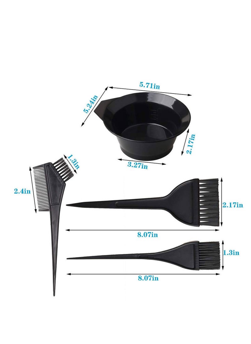 Hair Brush - Hair Dye Kit Hair Coloring Kit with Hair Color Brush Mixing Bowl, Perfect Hair Dye Tools for Hair Tint Dying Coloring - Image 1
