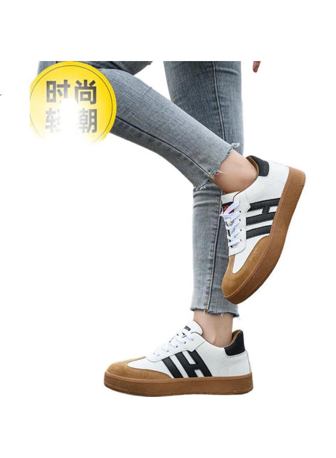 Old housekeeper Housekeeper Lady'S Small Size Lightweight Breathable Steel Toe Smash-Proof Stab-Proof Wear-Resistant Training Functional Work Safety Shoes 37 - Image 2
