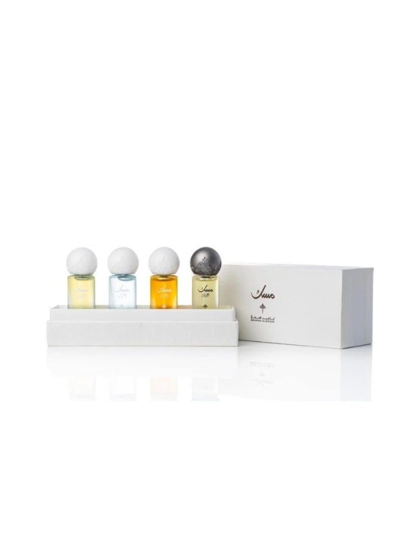 IBRAHIM ALQURASHI Ibrahim Al Qurashi - Musk Oil Collection (6 mL):  · Musk Al-Lail  · Musk Al-Qamar  · Musk Al-Shams  · Musk Al fajr - Image 1