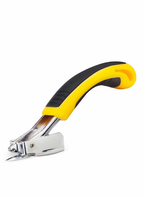 2 Pcs Staple Remover, Staple Puller Tool with Ergonomic Handle, Upholstery and Construction Heavy Duty Staple Removers for Removing All Kinds of Nails in Furniture, Floor, Wooden Box