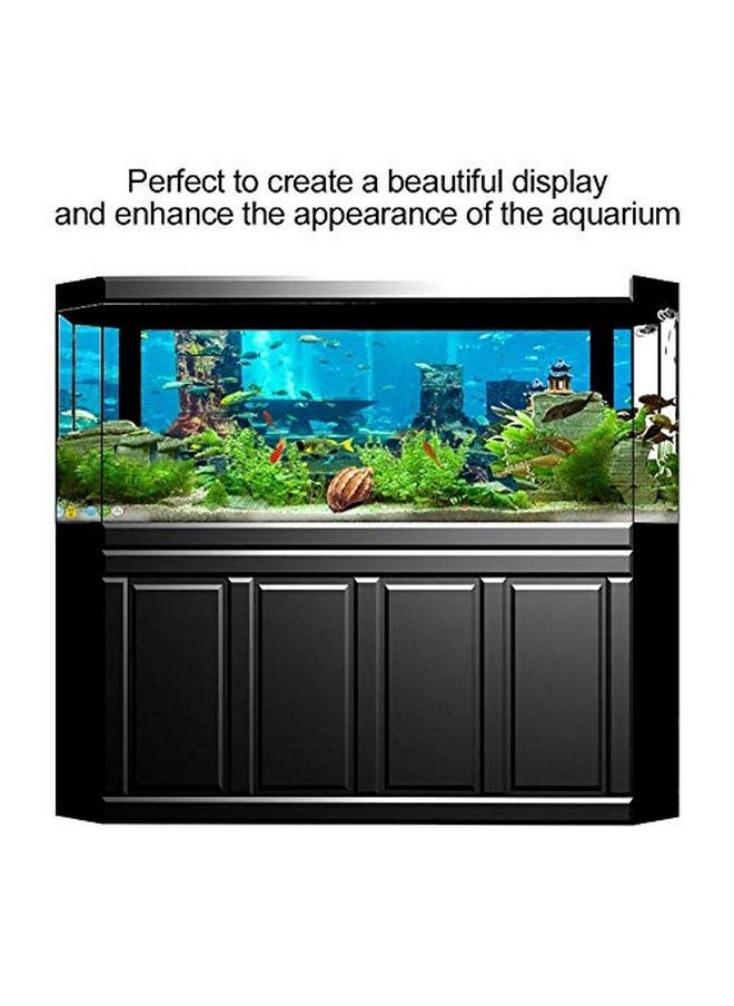 YOSOO PVC Fish Wall Decorations Sticker, Coral Aquarium Background Underwater Poster, Dual Side 3D Effect Sea-World Pattern (61 x 30cm)  - Image 4