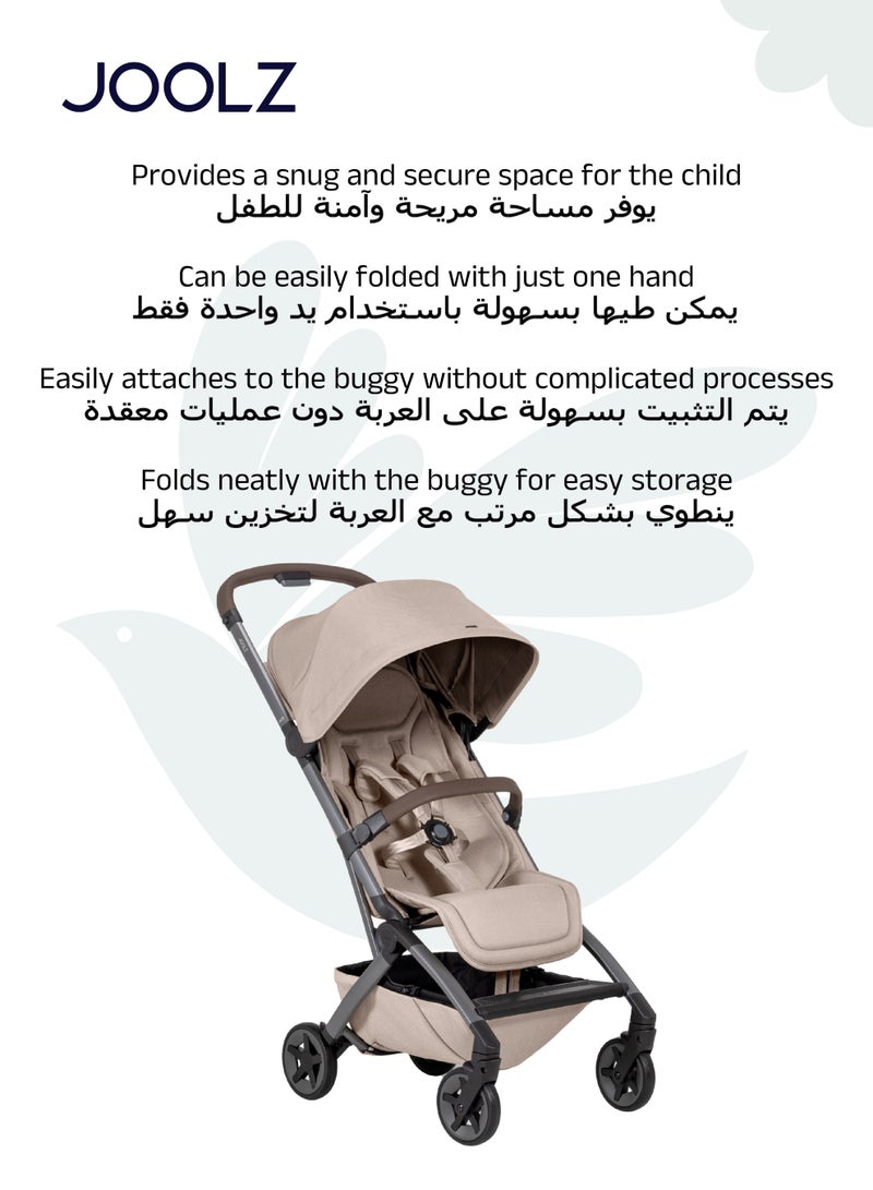 JOOLZ Foldable Bumper Bar for Stroller | Extra Cozy & Secure | Easy One-Hand Use | Quick Fold | Stylish Design | Safe for Toddlers | Compatible with Joolz | 10 x 50 x 8 CM - Image 4
