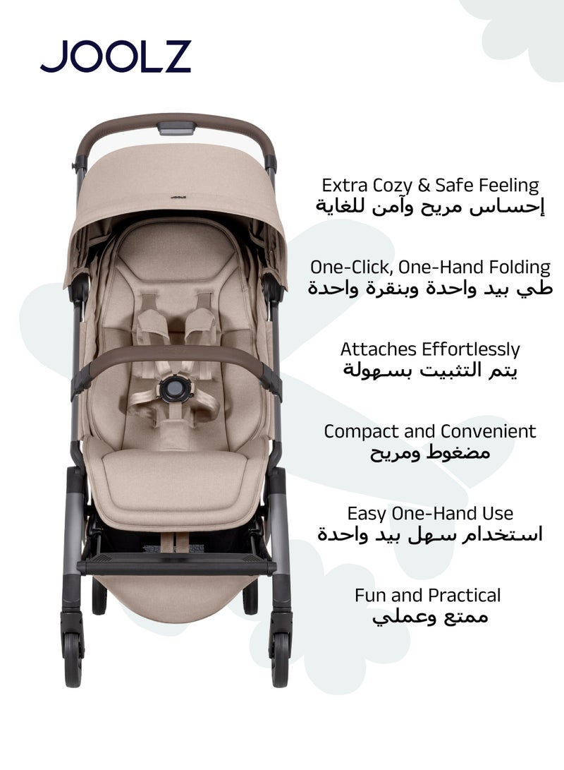 JOOLZ Foldable Bumper Bar for Stroller | Extra Cozy & Secure | Easy One-Hand Use | Quick Fold | Stylish Design | Safe for Toddlers | Compatible with Joolz | 10 x 50 x 8 CM - Image 3