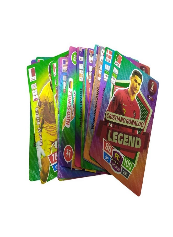 Generic - Rainbow Cards For Football Players, with 25 Special Cards, Including Special Cards Such as The Legendary - Image 1