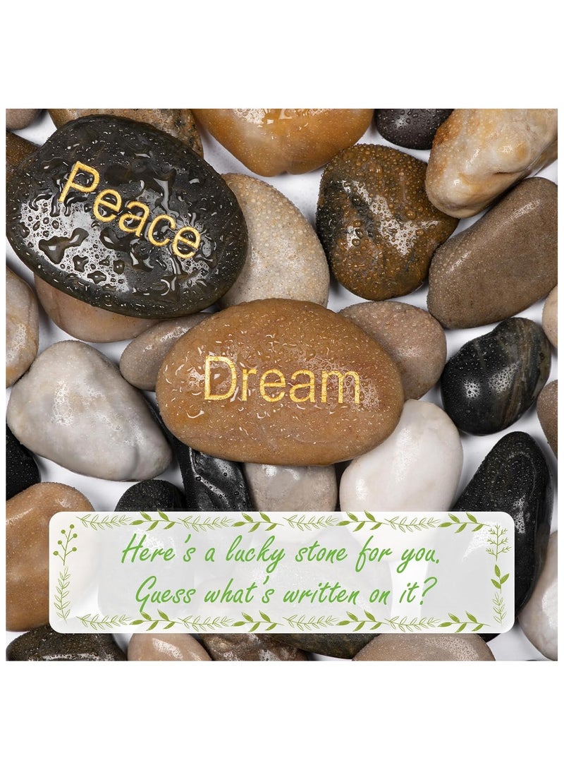 Home zone 11lbs Natural River Rocks Polished Pebbles for Plants Garden, 1-2 inch Ideal for Fish Tank Vases Crafting Home Décor and Garden Landscaping Rocks  - Image 3