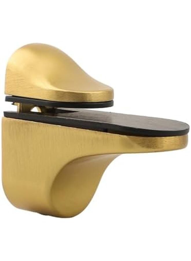 Adjustable Glass Shelf Bracket Wall Mount Support Gold Zinc Alloy Holder For 3 22mm Thick Glass - Image 4