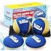 SYNCFUN 4 Pcs Skip Water BallsSplash Water Bouncing Balls with Mesh Bag Beach Toys for Kids Pool Toys for Friends and Family Fly Swimming Game Adults BoysTeens Great for All Ages Yellow Blue - Image 2