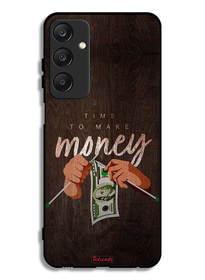 Tolwak Samsung Galaxy A25 5G Protective Case Cover Time To Make Money - Image 1
