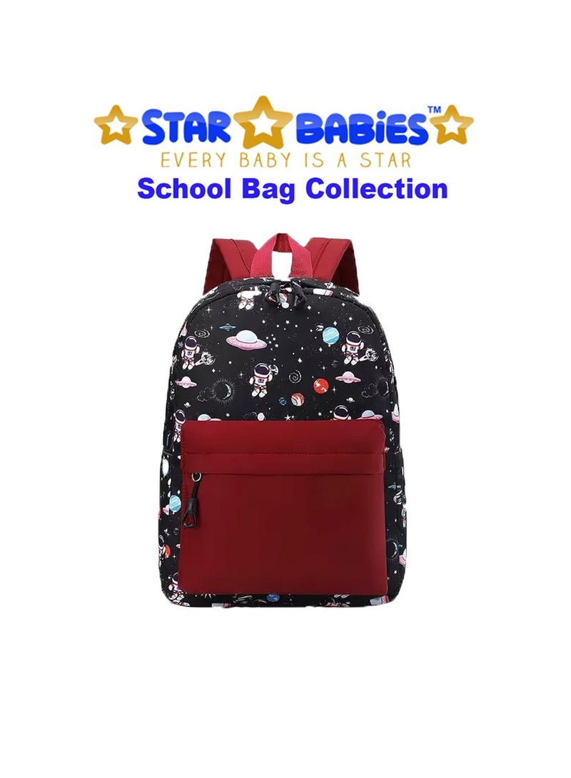 ستار بيبيز حقيبة ظهر ستار بيبيز، لطيفة وخفيفة الوزن، جيوب بحزام حقيبة مدرسية كبيرة وصغيرة - Image 2