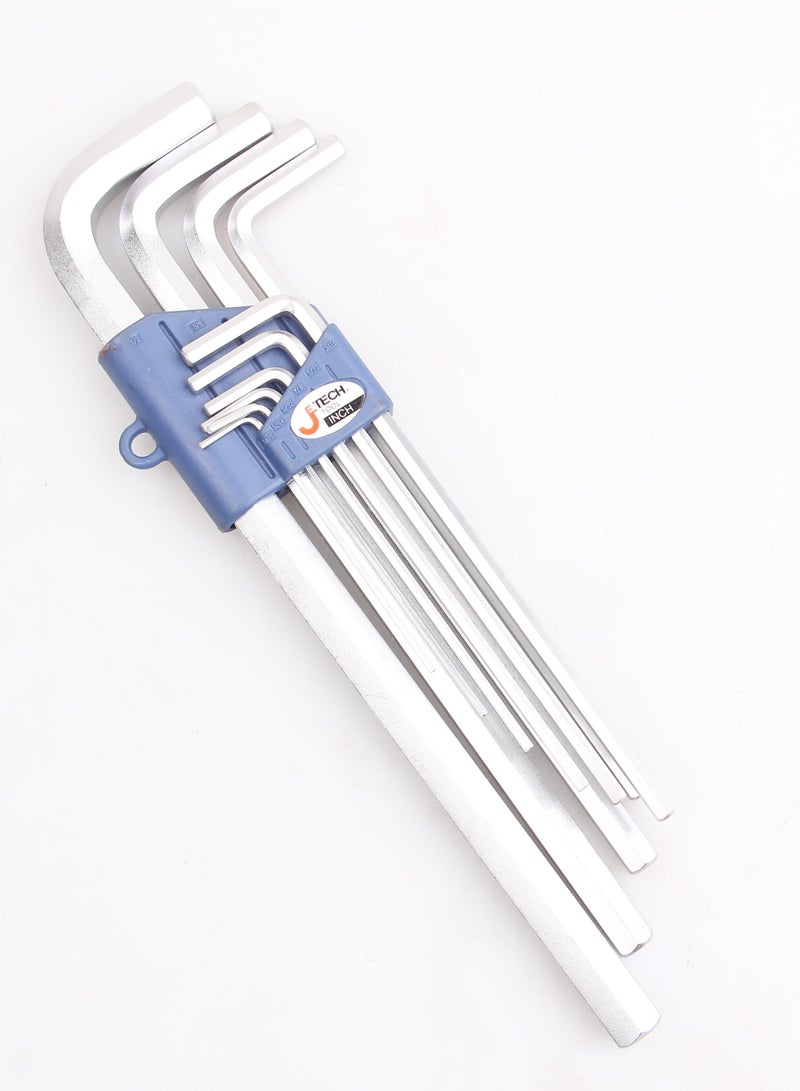 jetechtool Jetech 10-Piece Hex Key Wrench Set, Metric, Heat-Treated, L-Style, Flat Plated, Premium Alloy Steel, 1.5mm to 12mm Allen Key Set - PL-C10 - Image 2