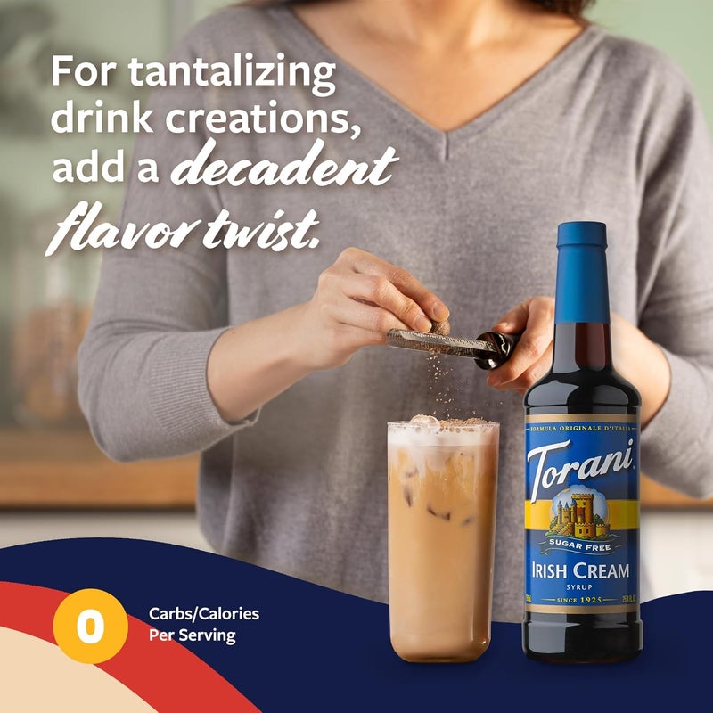 Torani Sugar Free Irish Cream Syrup with Pump - Image 4