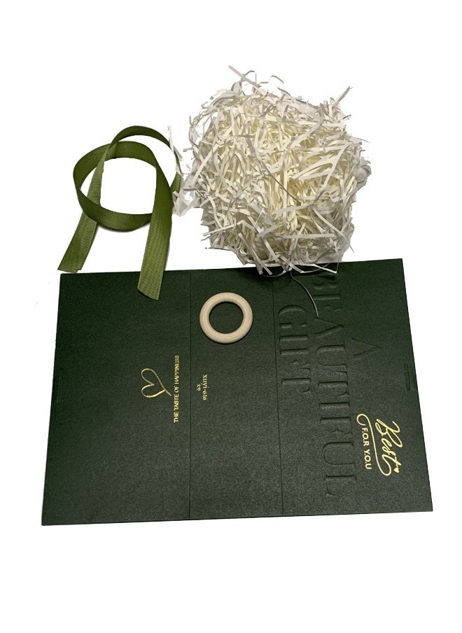 Generic - Small Gift Box for Ladies with Ribbon and Wooden Handle Homemade with Thought - Image 1