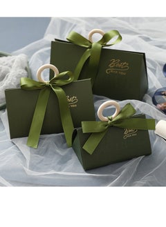 Small Gift Box for Ladies with Ribbon and Wooden Handle Homemade with Thought