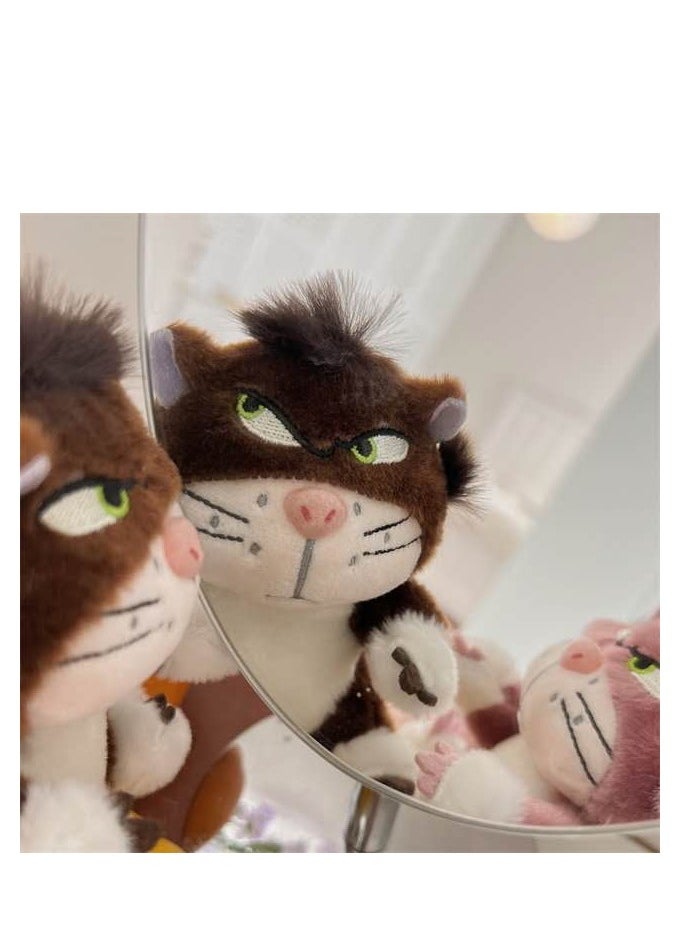 Generic - ANGRY CAT LUCIFER Cat keychain naughty cat, Disney Cinderella lucifer plus keychain - Image 1