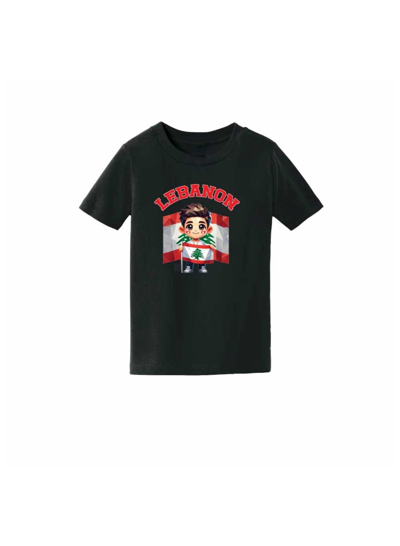 Lebanese Kids Boys T-Shirt Classic Round Neck And Short Sleeve Cotton Tshirt-Lebanese Boys T-Shirt Ideal For Daily Wear And Events - Image 3