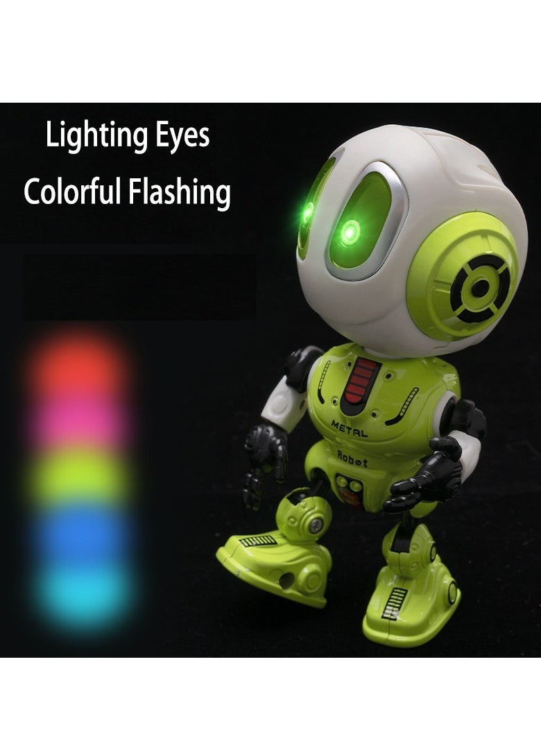 Excefore - Talking Robot for Kids, Education Robot Toy Mini Robot with LED Eyes New Smart Toys for 3-9 Year Old Boys Girls Best Birthday Gifts(Green) - Image 1