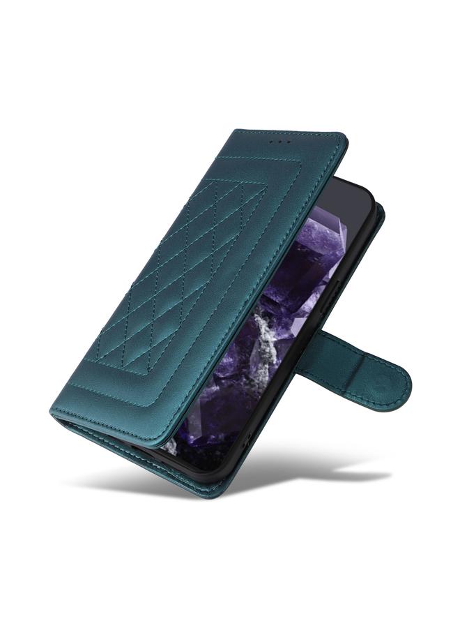 The Bros Phone Case For Google Pixel 9 Diamond Lattice Leather Flip Phone Phone Case - Image 5