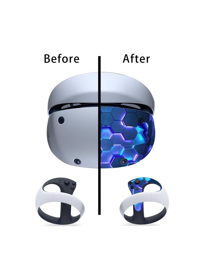 Suitable For Sony Ps Game Console Series Half Pack Vr2 Glasses HD Protective Film Sticker Anti-scratch Personality Pattern-Color:CMS-VR2(bb)-029-QQ - Image 5