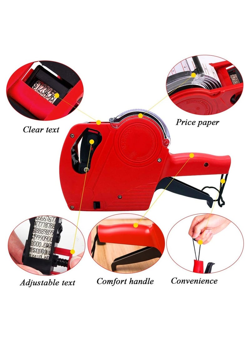Generic Price Tag GunPricing MachinePricing Machine for Merchandise Pricing Marking for Office, Retail Store, Grocery Store, Institutions - Image 2