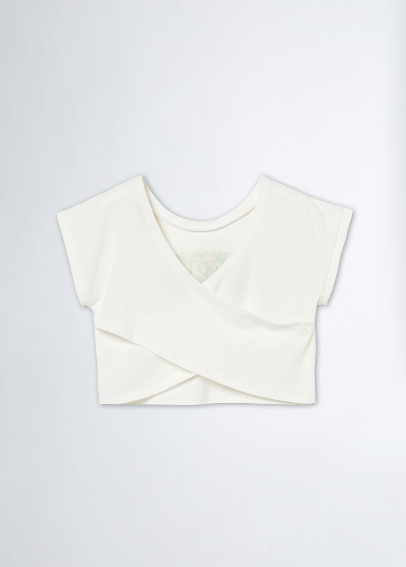 Liu Jo T-shirt with crossover back - Image 2