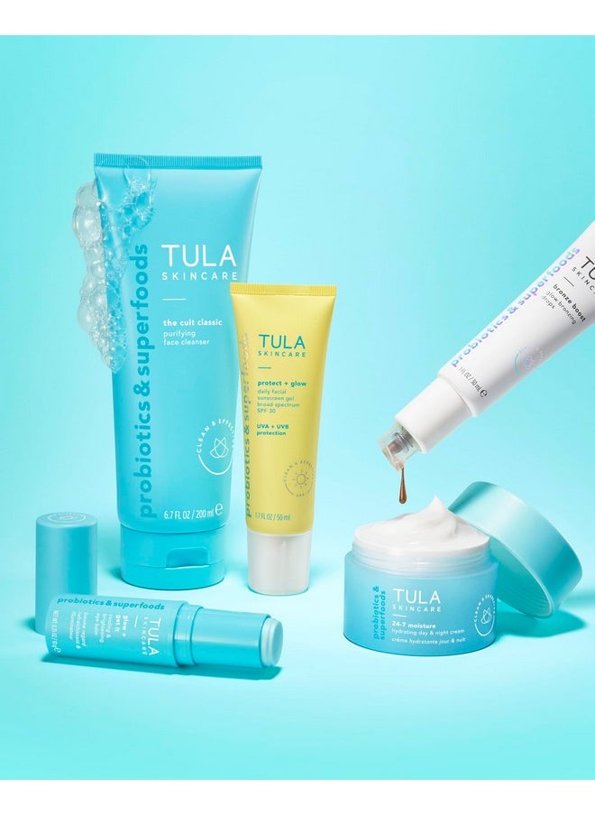 TULA TULA Skin Care Bronze Boost Glow Bronzing Drops - Provides Natural Glow, Evens Skin Tone, Plumps and Hydrates Skin, Contains Niacinamide, Hyaluronic Acid and Green Tea, 1 Fl Oz.  - Image 5