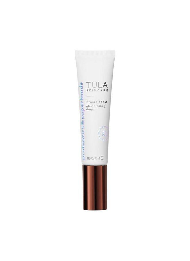 TULA TULA Skin Care Bronze Boost Glow Bronzing Drops - Provides Natural Glow, Evens Skin Tone, Plumps and Hydrates Skin, Contains Niacinamide, Hyaluronic Acid and Green Tea, 1 Fl Oz.  - Image 2