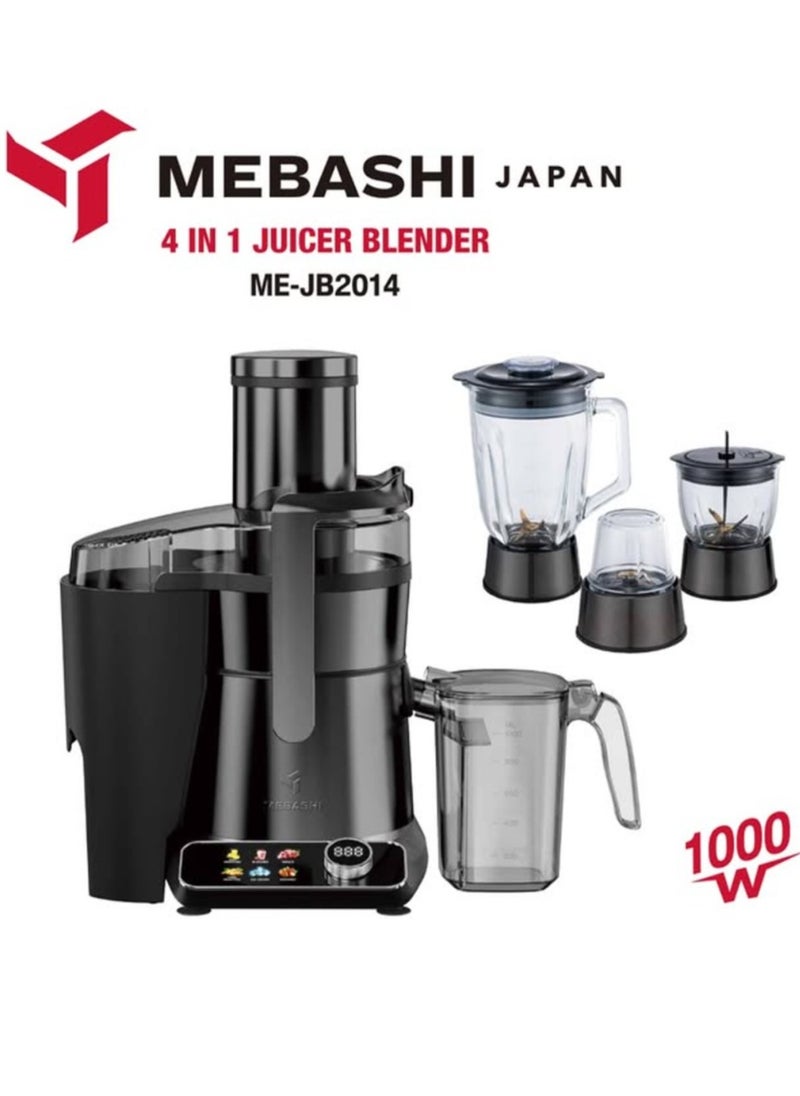 ميباشي MEBASHI 4 IN1 JUICER BLENDER-ME-JB2014 
