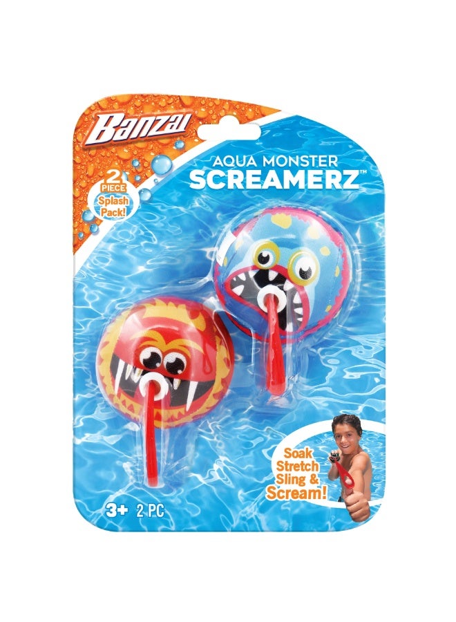 BANZAI AQUA MONSTER SCREAMERZ - 2PCS - Image 2
