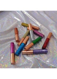 Bestland 10 Colors Liquid Glitter Eyeliner Metallic Shimmer Glitter Eyeshadow Pigment Eyebrown Shimmer Waterproof Face Lips Art for Party Festival Makeup  - Image 4