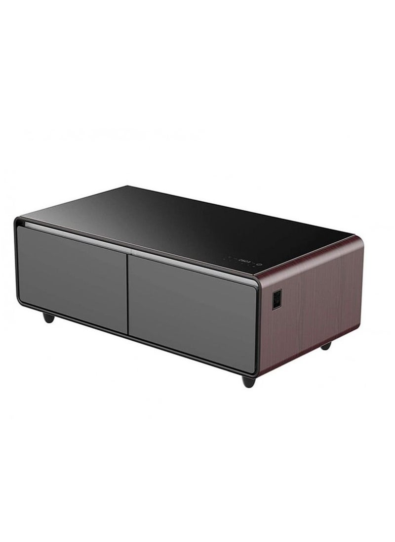 BANCOOL - Smart table with Refrigerator / brown - Image 1