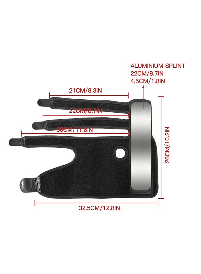Generic Finger Guards with Removable Splint Finger Support Brace Two or Three Fingers Stabilizer Adjustable Full Finger or Hand Brace for Home Work Sleep Pain Relief Right Hand  - Image 5