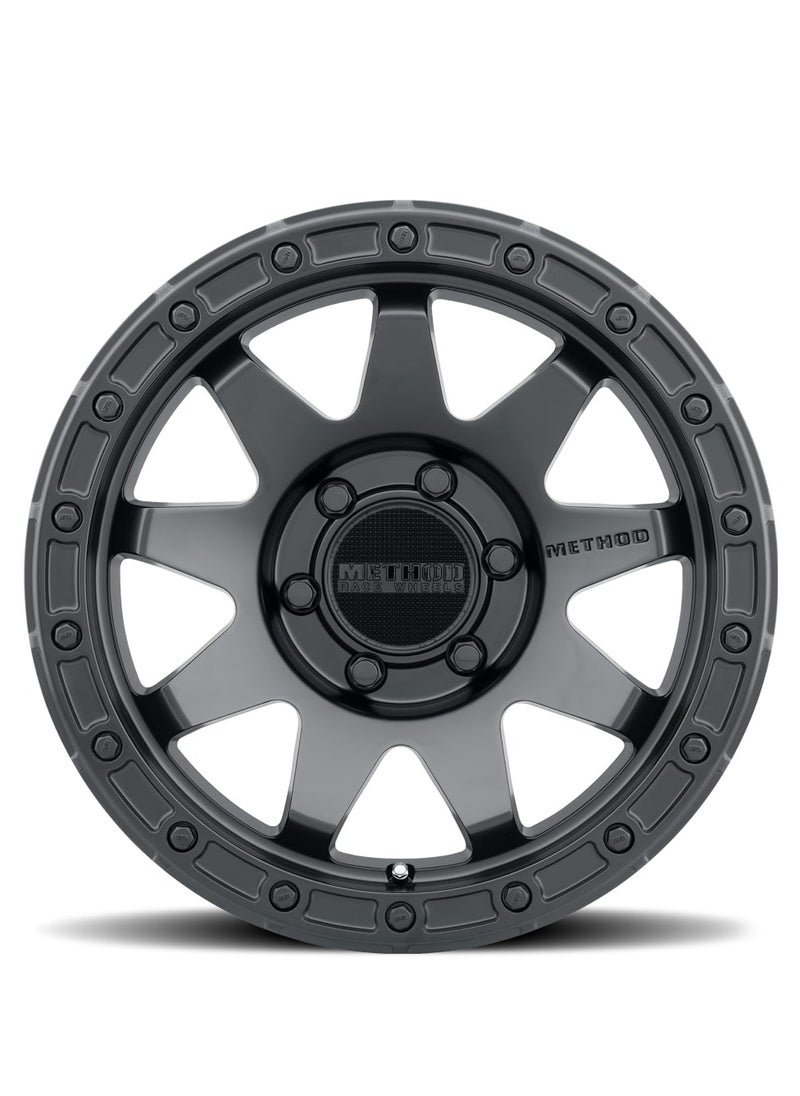 Method Race Wheels Mr317 Matte Black Wheel With Aluminum (17 X 8.5 Inches /6 X 5 Mm, 0 Mm Offset) 