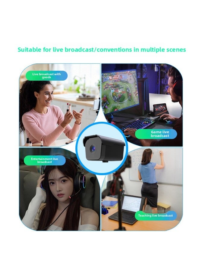 Live Camera 4k HD Usb Speed Auto Focus Computer Notebook Shake Sound Special Equipment Camera Head-Color:4K Speed Focus Cantilever Bracket-Live Broadcast/Conference/Teaching  - Image 4