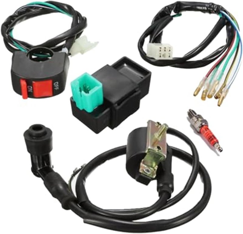 Wivplex 5 Wiring Loom Kill Switch Coil Spark Plug Rebuild Kit - Image 1