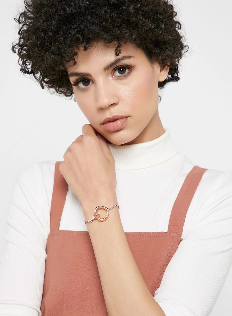 GUESS B-Bold G Heart Bracelet