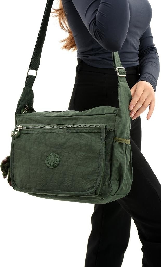 Baginn Klinkır Postman School Bag Crossbody Large Shoulder Bag Rainproof Special Fabric  - Image 1
