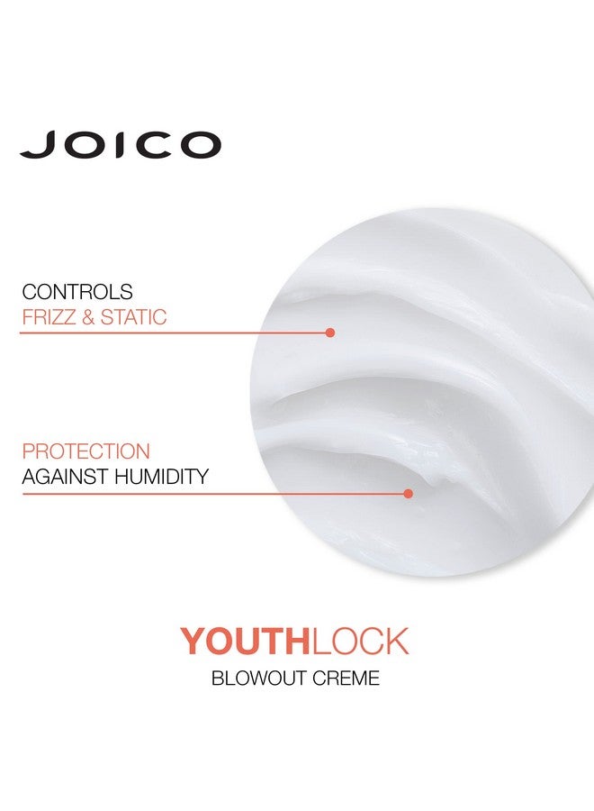 Joico YouthLock Blowout Crème Formulated With Collagen|Youthful Body & Bounce|Strengthen & Protect|Reduce Breakage & Frizz|Soften & Detangle|Boost Shine|Sulfate Free|With Arginine|6 Fl Oz - Image 5