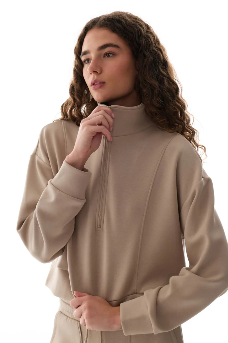 Penti PENTI Silky Touch Half-Zip Sweatshirt