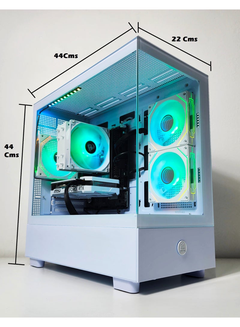 2 FAR ROBOTICS T-400 White - AMD Ryzen 5 5600 | RTX 5060 | 16GB DDR4 | 1TB NVME M.2 SSD | Windows 11 pro | 1 Year Warranty | WIFI | Bluetooth [T-451] white - Image 5