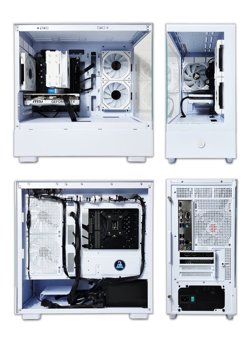 2 FAR ROBOTICS T-400 White - AMD Ryzen 5 5600 | RTX 5060 | 16GB DDR4 | 1TB NVME M.2 SSD | Windows 11 pro | 1 Year Warranty | WIFI | Bluetooth [T-451] white - Image 3