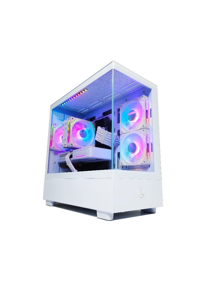 2 FAR ROBOTICS T-400 White - AMD Ryzen 5 5600 | RTX 5060 | 16GB DDR4 | 1TB NVME M.2 SSD | Windows 11 pro | 1 Year Warranty | WIFI | Bluetooth [T-451] white - Image 1