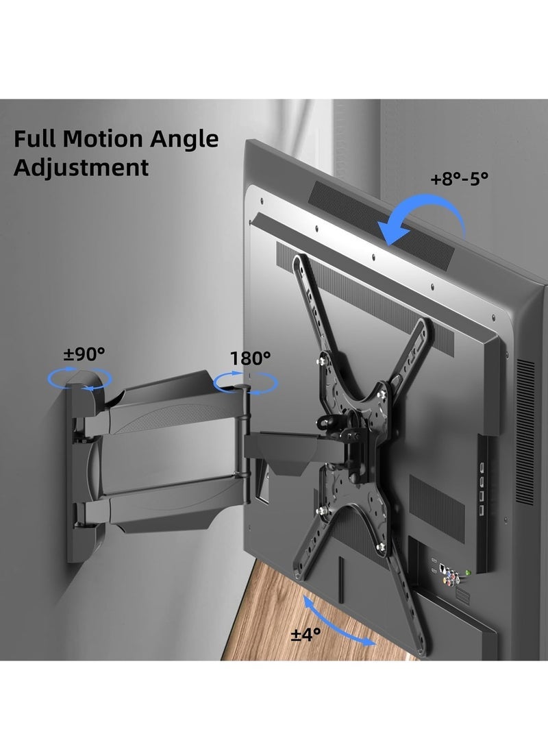 Gravity "Adjustable TV Wall Mount with Swivel & Tilt – TV Arm Bracket for 32''-55'' LED, LCD, and Plasma TVs, Supports Up to 70lbs, VESA 400x400mm" - Image 3