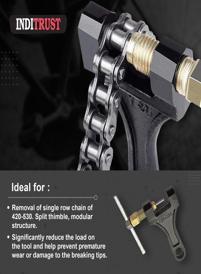 INDITRUST Bicycle Chain Pin Remover Chain Breaker WITH GLOVES Bike Link Breaker Splitter MTB Cycle Repair Tool Bicycle Chain Puller Link Extractor Cycling Repair - Image 5