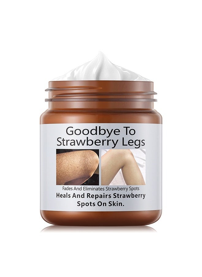 MOOYAM - Women's Strawberry Legs Treatment, Rough Bump Body Cream, Dry Skin Lotion, Strawberry Skin Remover, Pilaris Keratosis Pilaris Treatment Moisturising Cream Body Moisturiser For Brightening Dry Areas 120g - Image 1