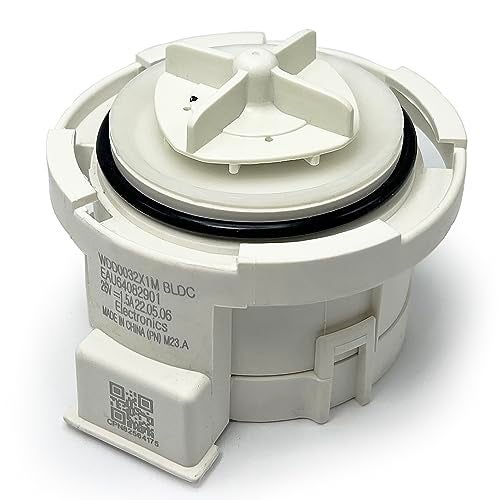 inruwo Washing Machine Drain Motor Pump WDD0032X1m for LG WM3555HWA/00 WM1455HWA/00 WKGX201HBA/00 WM4500HBA/00 WM3900HWA WM3900HBA WM3700HVA WM3460CW WM4200HWA WM4200HBA F3S1CWK2WN WKEX200HBA WKEX200HWA - Image 4