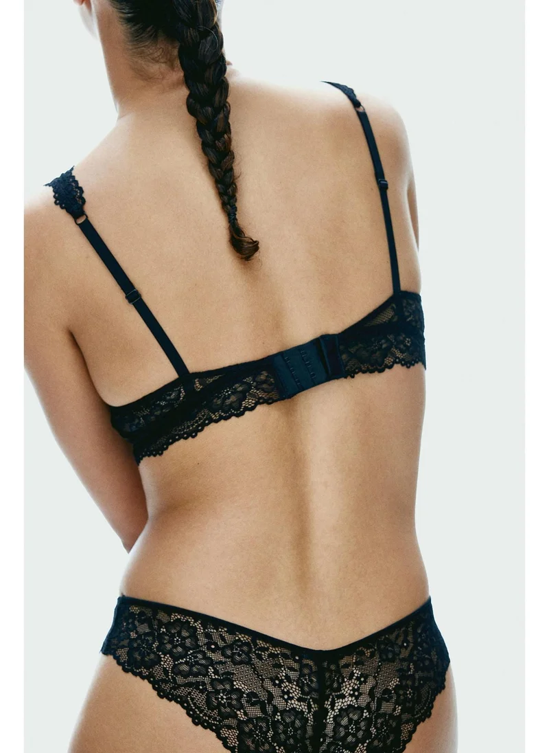 H&M 2-pack lace Brazilian briefs