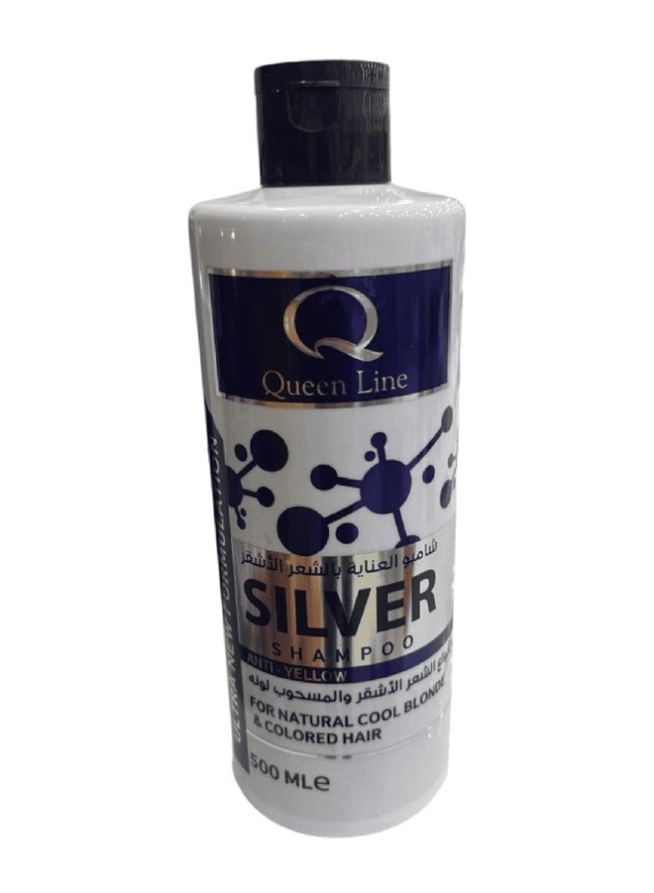 Queen Line Blond, bleached and gray hair care shampoo 500 ml